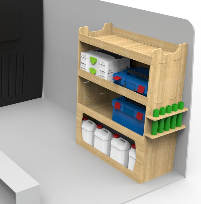 Renault Trafic Traffic Van Shelving ply Racking SWB LWB  WR13