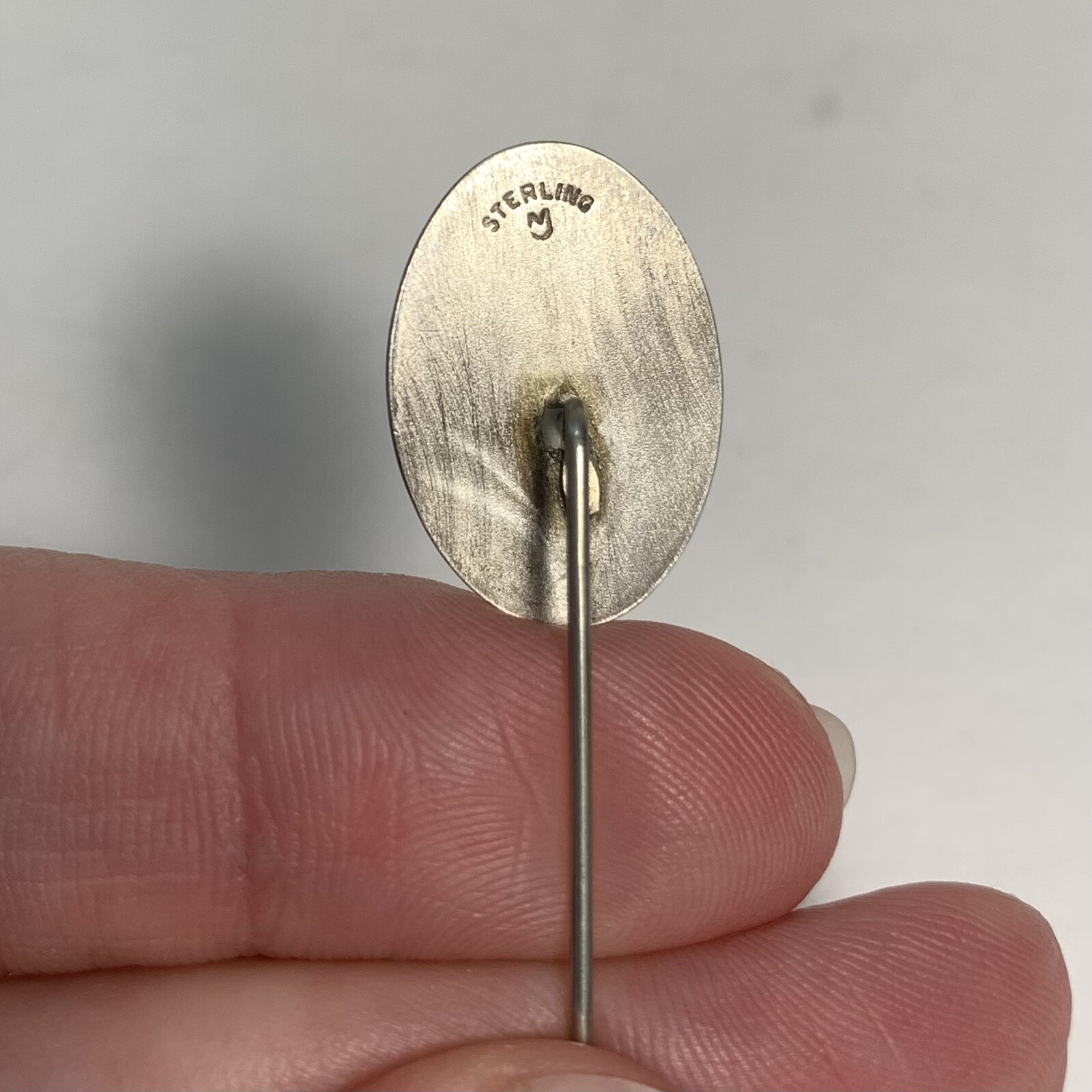 Sterling Silver Monogram Stick Pin Initial TBD So… - image 6