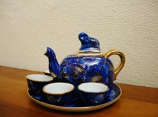 DECORATIVE COBALT BLUE TEAPOT