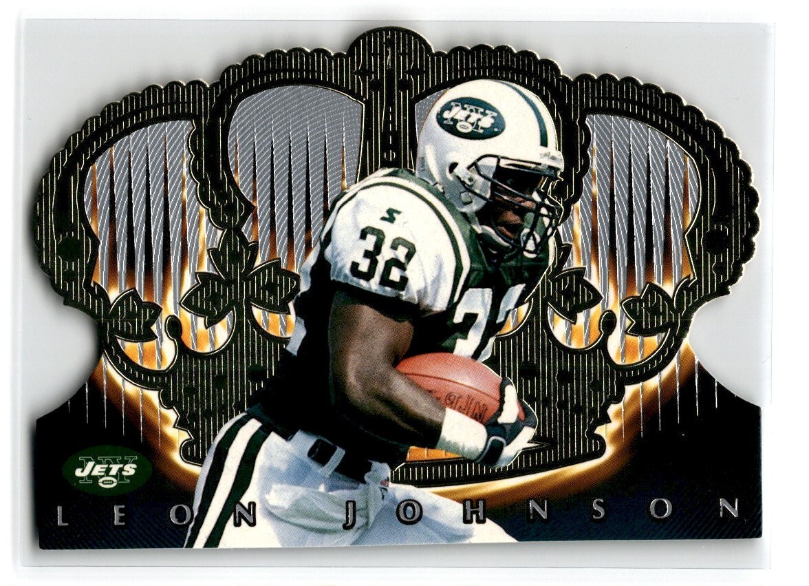 1998 Pacific Crown Royale Leon Johnson New York Jets #95