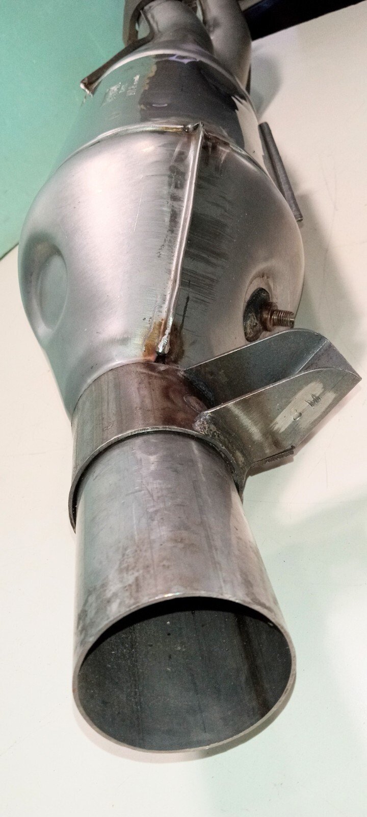 Ferrari 456 Ansa Engine Exhaust Pipe Pre Muffler_159222_GT_GTA_M/GT_M/GTA_RH_NEW