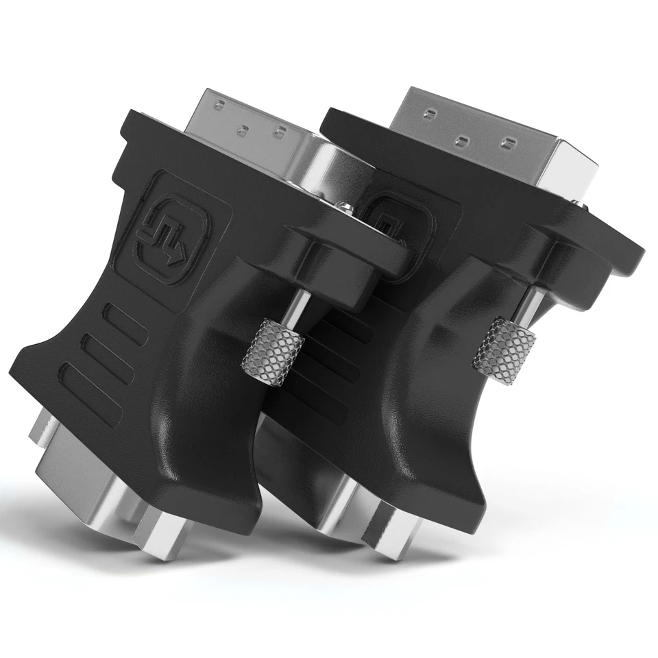 DVI-D 24+1 auf VGA Adapter 4K 1080P Full HD 3D Dual Link VGA Buchse 3er Set - Bild 4 von 4