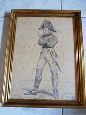 Très rare dessin militaire