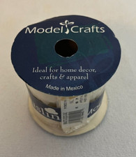 Wired Muslin Ivory Model Crafts 9Ft 3" Wide Wired Ribbon New