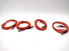 Fiber Optic Cable Shop FC-STST-MD6-2M ST-ST MM SPLX 62.5/125 2m Cable LOT OF 4