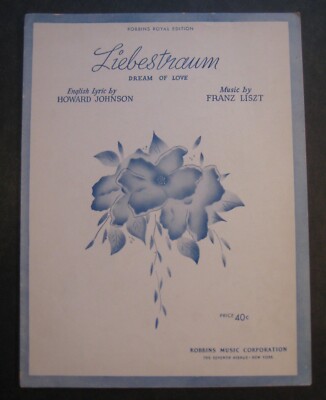 Liebestraum (Dream of Love) by Franz Liszt sheet music