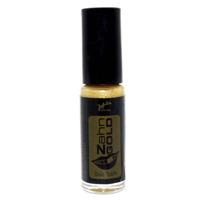 ZAHNGOLD Karneval MakeUp Goldene Zähne Gangster Millionär Vegas Casino Playboy