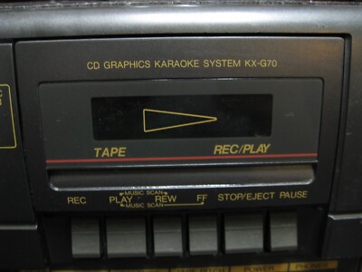 Vintage JVC KX-G70 CD player sound system, Karaoke, or guitar