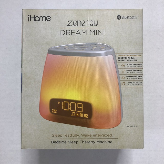 ihome zenergy bedside sleep therapy speaker