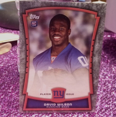 2012 topps auto error  PLAYER ISSUE   RC AUTOGRAPH ROOKIE PREMIER DAVID WILSON