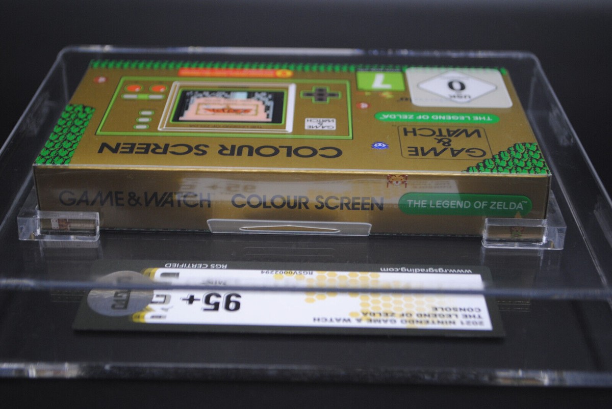 NINTENDO Game & Watch: The Legend of Zelda RGS 95+ MINT GOLD