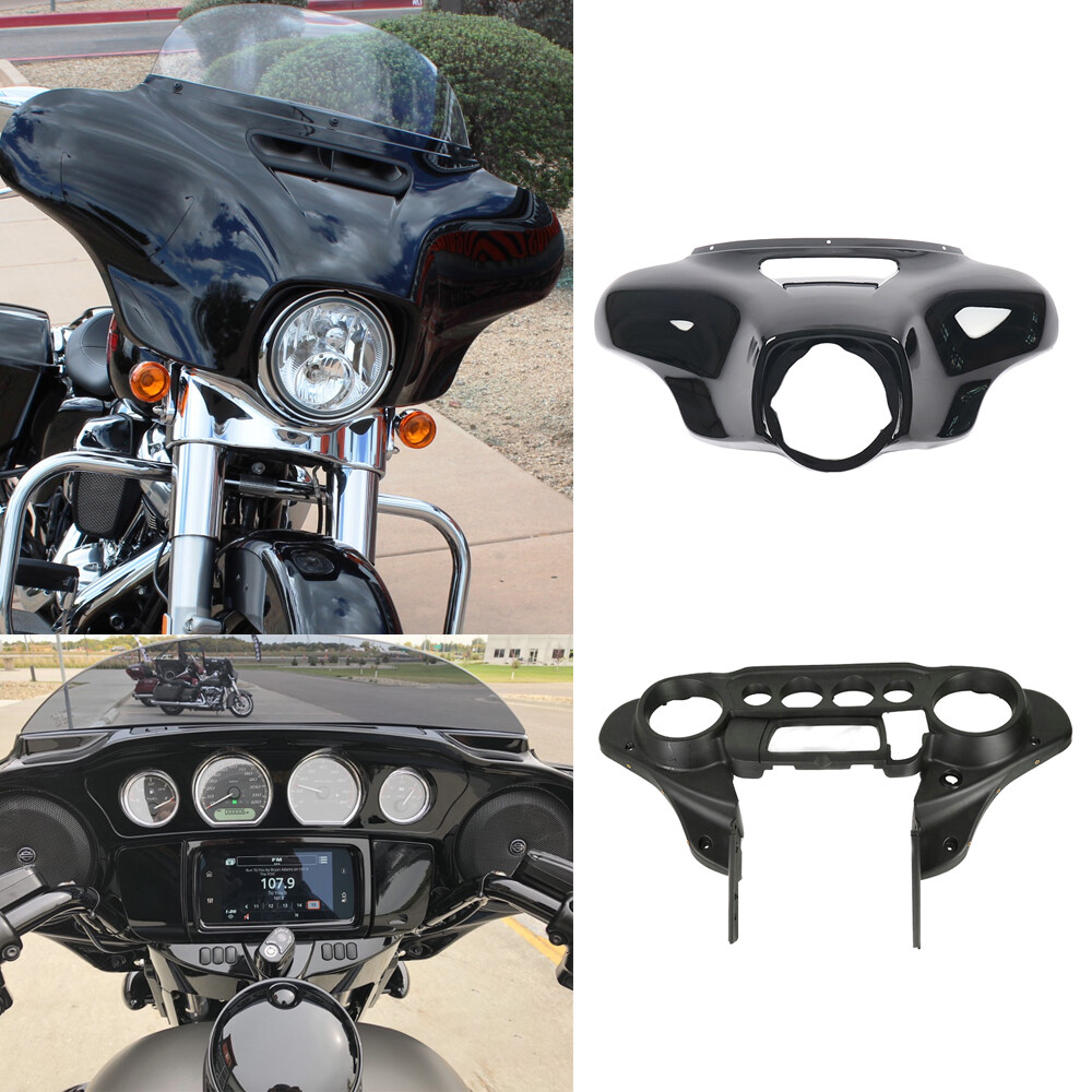 Windschild 7 Zoll Für Harley Davidson Electra/Street Glide (2014-2025) - Schwarz, ABS