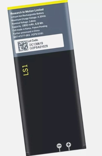 Batterie BlackBerry LS1 pour BlackBerry Z10 BAT47277-003 - Photo 2 sur 4