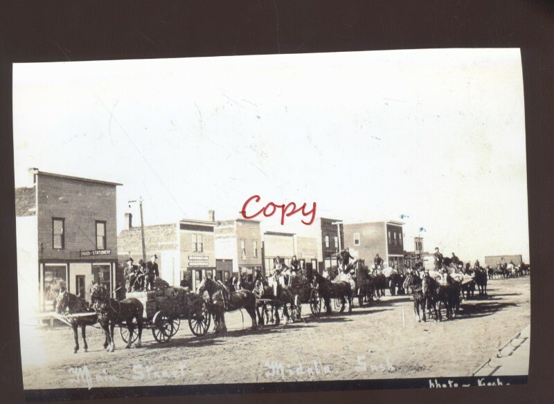 REAL PHOTO MIDALE SASKATCHEWAN DOWNTOWN STREET SCENE POSTCARD COPY eBay