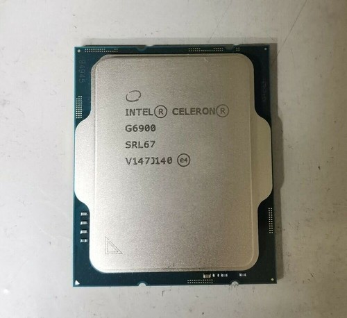 12Th Gen Intel Celeron G6900 LGA 1700 CPU Processor 3.4GHz Dual Core 46W