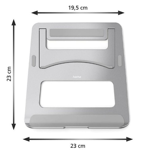 Aluminium Laptop Stand up to 15.4", Silver - 00053059 - Picture 5 of 6