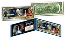 Space Shuttle COLUMBIA Missions Official Legal Tender U.S. $2 Bill NASA