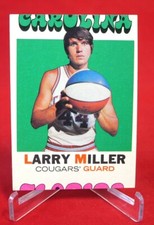 Larry Miller Topps ABA Basketball Card 1971 #208 Near Mint 