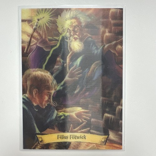 Harry Potter Chocolate Frog Collectible Lenticular Card Filius Flitwick