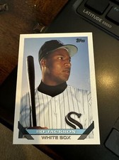 1993 Topps Baseball Bo Jackson White Sox Base Card 400 ROYALS RAIDERS