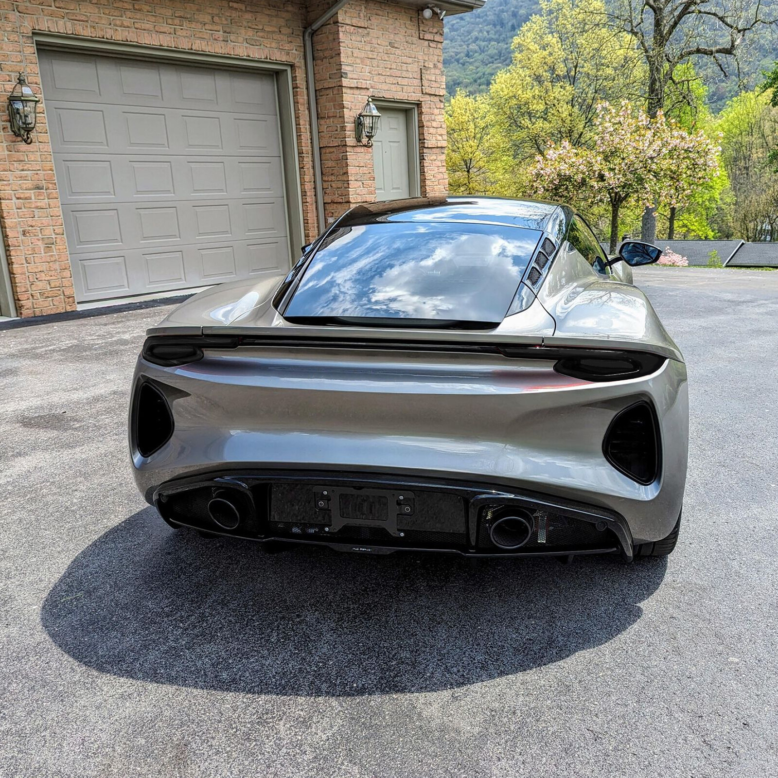 Smoked Tail Light Cover Rear Blackout OVerlay Len Fits Lotus EMIRA 2022-2025