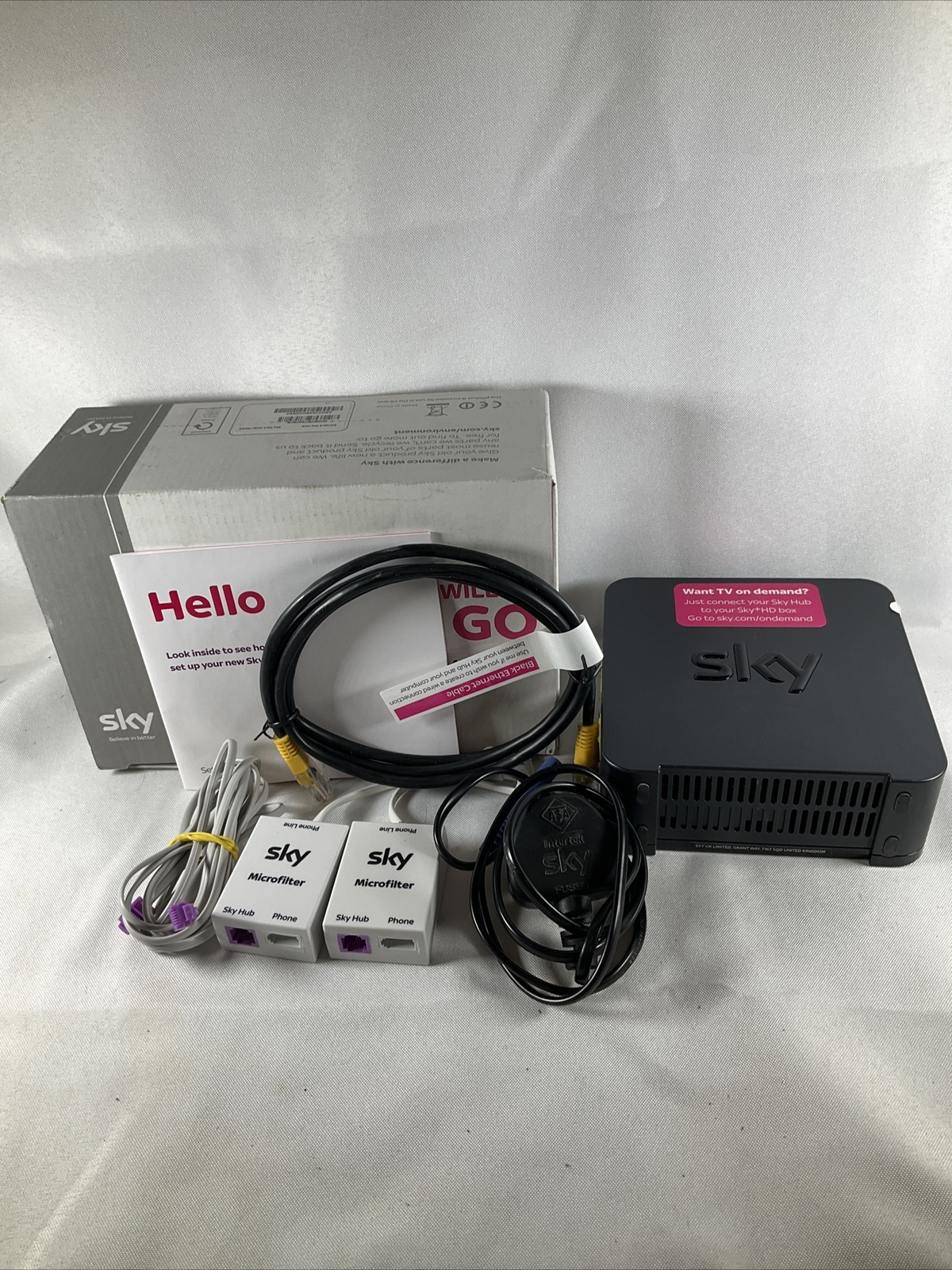 Sky SR102- Wireless N Router Modem Ethernet WiFi Internet