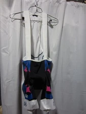 NEW Giordana Scatto Pro Road Bike Cycling Padded Bib Shorts Women's Small Blue