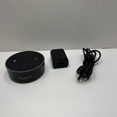 Amazon Echo Dot Smart Speaker - Black (RS03QR) UNTESTED