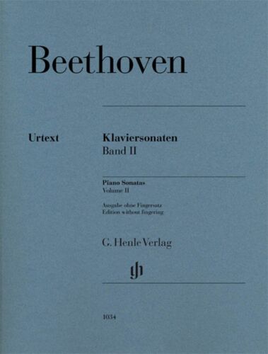 Beethoven Piano Sonatas Volume 2 Sheet Music Edition Without Fingering 051481034 - Picture 1 of 1