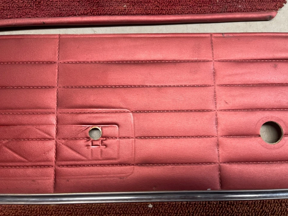 Dodge Charger Coronet 1966 1967 cuarto trasero interior panel de moldura OEM carrocería B bonito Foto 4 de 4