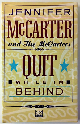 Vtg Jennifer McCarter Quit While I'm Behind 1989 Cassette Single Factory Sealed