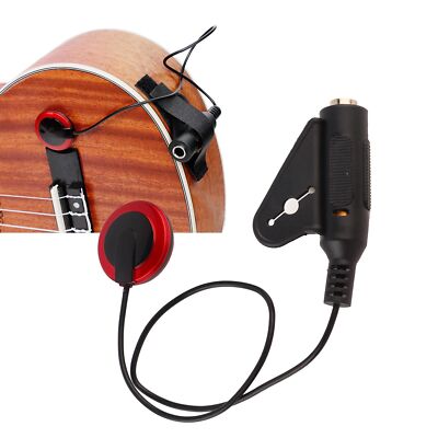 Piezo Kontakt Mikrofon Tonabnehmer Für Gitarre Ukulele Erhu Banjo