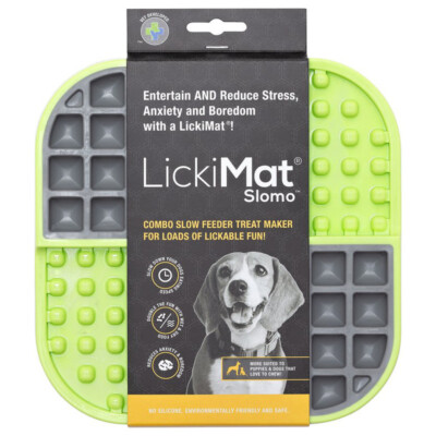 LickiMat Slomo green, Anti-Schling-Matte für Hunde, NEU