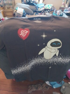 Disney Pixar Wall-E Eve Adult 2XL T-Shirt Couples Shirt