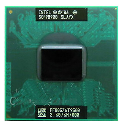Intel Core 2 Duo T9500 CPU Processor 2.6Ghz SLAYX 6M 800MHz Socket P Mobile - Picture 2 of 4
