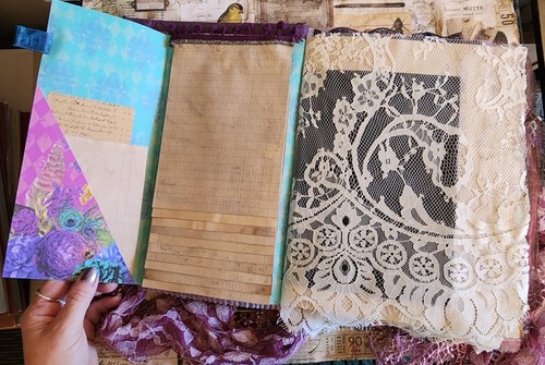 HANDMADE Book MASQUERADE BALL COSTUME Junk Journal Grimoire Diary Cosplay LARP - Picture 4 of 16