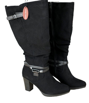 Marco Tozzi Damenstiefel eleganter Stiefel schwarz Damenschuhe
