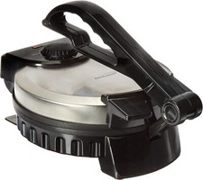 Stainless Steel Nonstick Electric Tortilla Maker, 8 in.