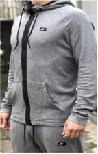 Nike Sportswear Modern Fleece Track Jacket Carbon 832166-091 Men M Fullzip G2