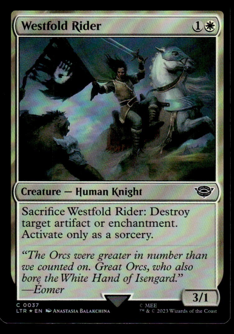 Westfold Rider WESTFOLD RIDER mtg NM-M Lord of The Rings 4 Common $1 shipping! | eBay