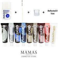 RefectoCil KIT: Tint 15ml + 3% Liquid Oxidant 100ml + Glass + Brush XXL SET ⭐⭐⭐⭐