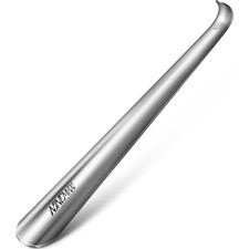 Metal Shoe Horn Long Handle for Seniors, 16.5-Inch, 1-Pack Stainless Steel with