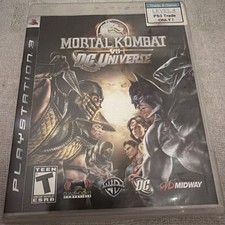 Mortal Kombat vs. DC Universe Sony PlayStation 3 PS3 Complete W/ Manual CIB