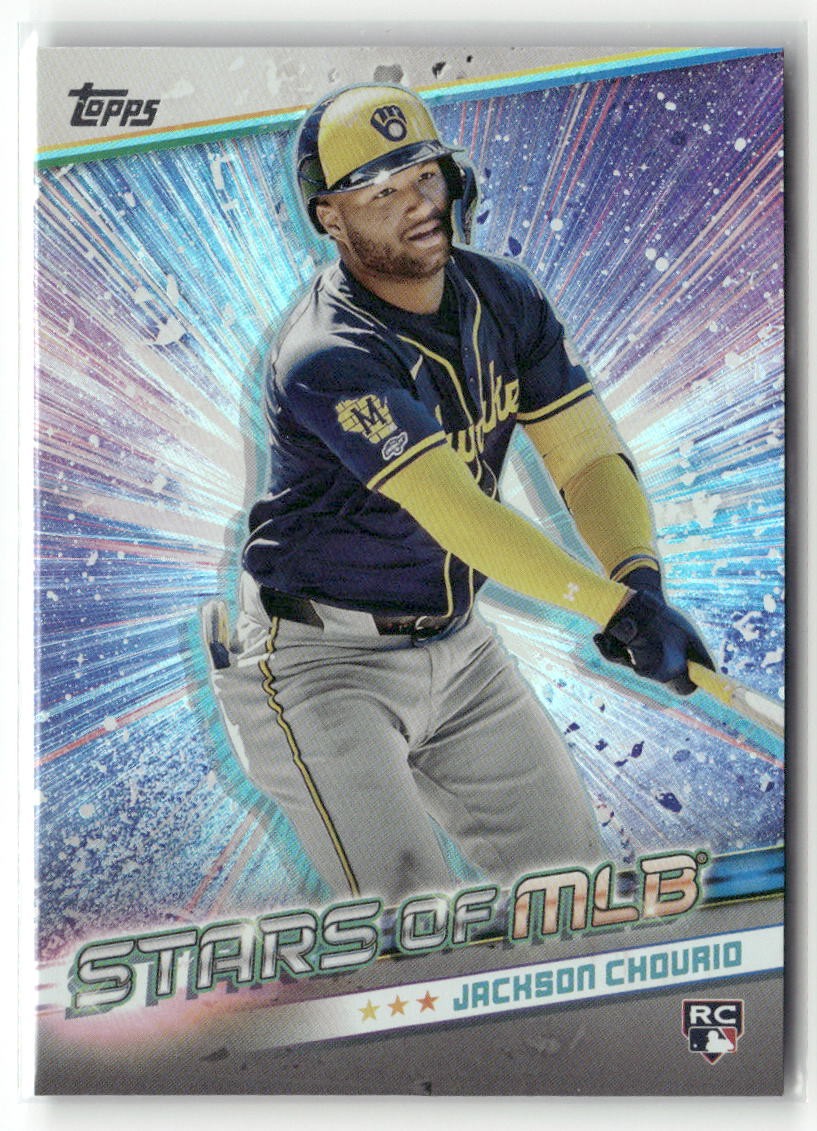 2024 Topps Update #SMLB-84 Jackson Chourio Stars of MLB RC ROOKIE