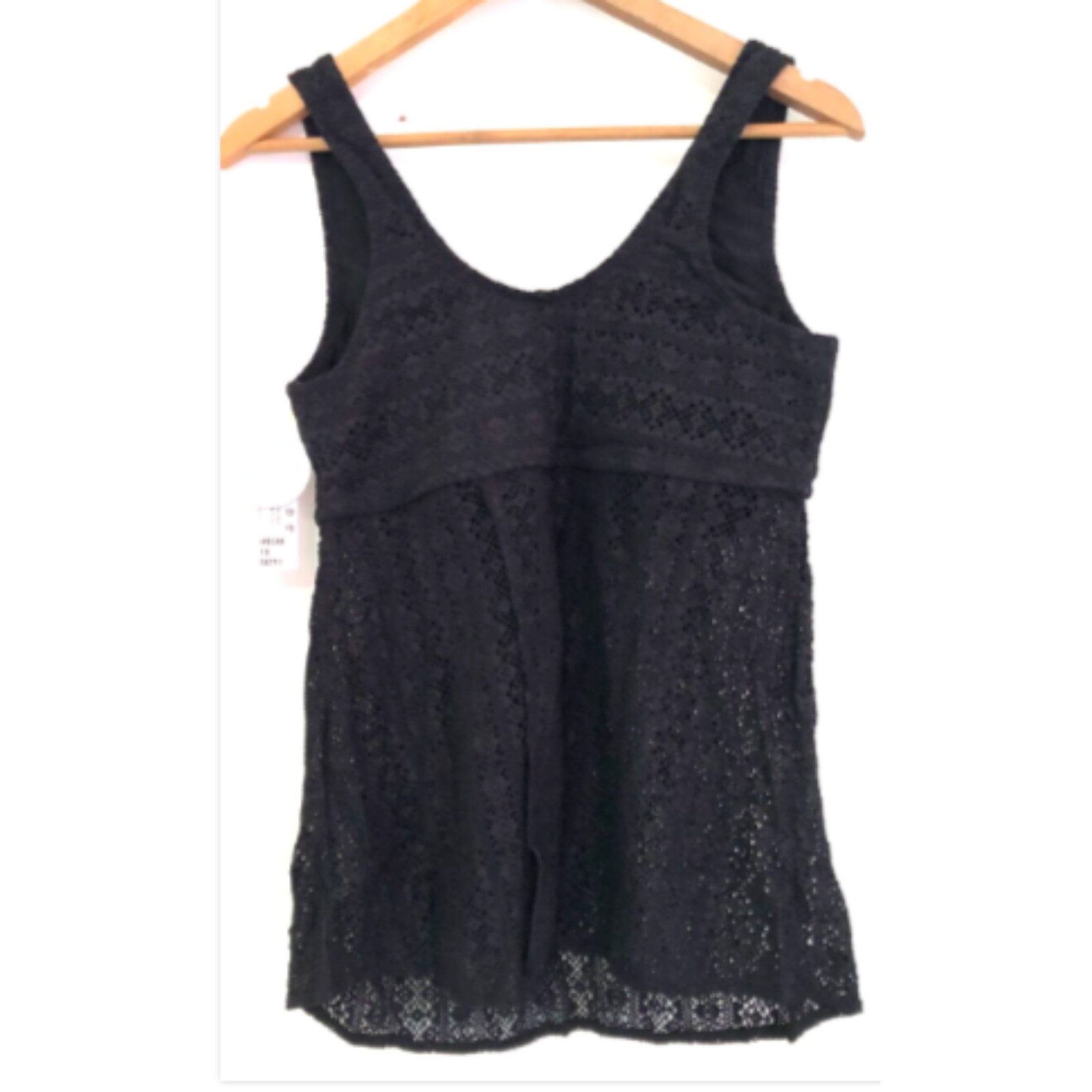 Elomi Black Size 16 Tankini Top Kissimmee NWT image 2
