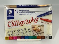 Staedtler Calligraphy Double ended Markers - 12 ct