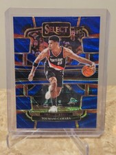 2023-24 Panini Select - Concourse Toumani Camara #81 Blue Wave Prizm 1/75 (RC)