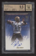 2001 Topps ROOKIE AUTOGRAPH Issue #TADB Drew Brees RC BGS 9.5 AUTO 10! POP 2