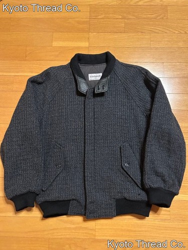 Cacharel, Cacharel Gray Wool Blouson Jacket L 80s 90s Classic