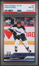2024 Upper Deck Young Guns PWHL Sarah Nurse #51 PSA 8 #6167